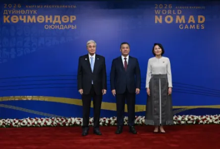 Тоқаев Көшпенділер ойындарының ашылу салтанатына қатысу үшін «Бішкек Арена» стадионына барды
