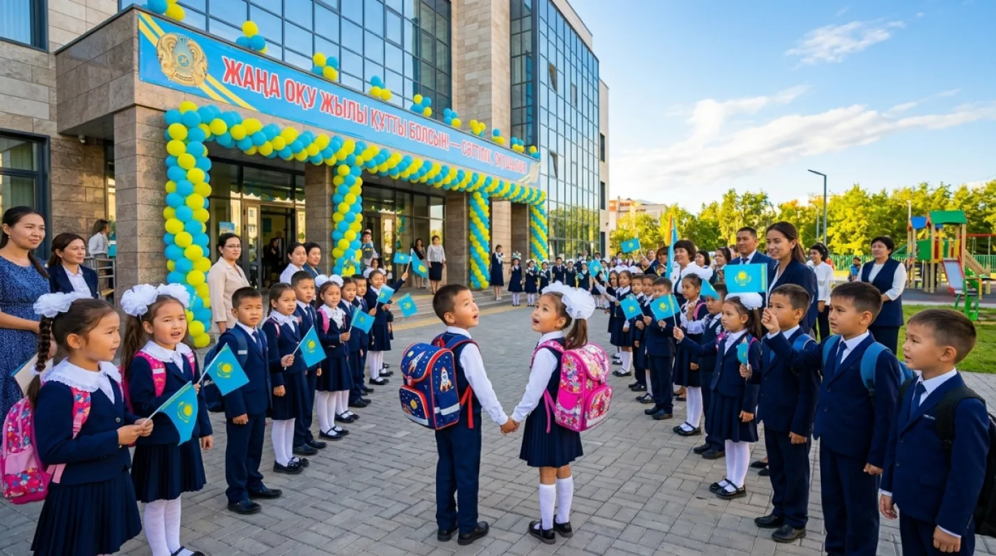 Қазақстанда жаңа оқу жылы басталды: 4 миллионға жуық оқушы мектепке барады